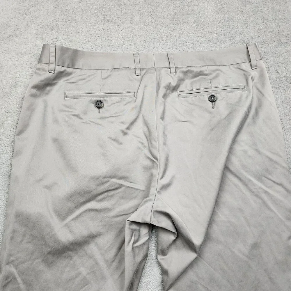 Bonobos Men’s Friday Pants Size 35x30 Gray Slim Fit Chino Style 100% Cotton